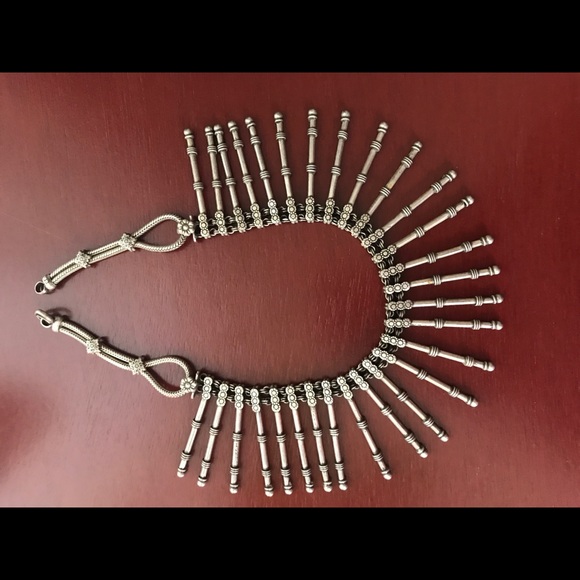 On HOLD Sterling silver statement necklace - Picture 4 of 4